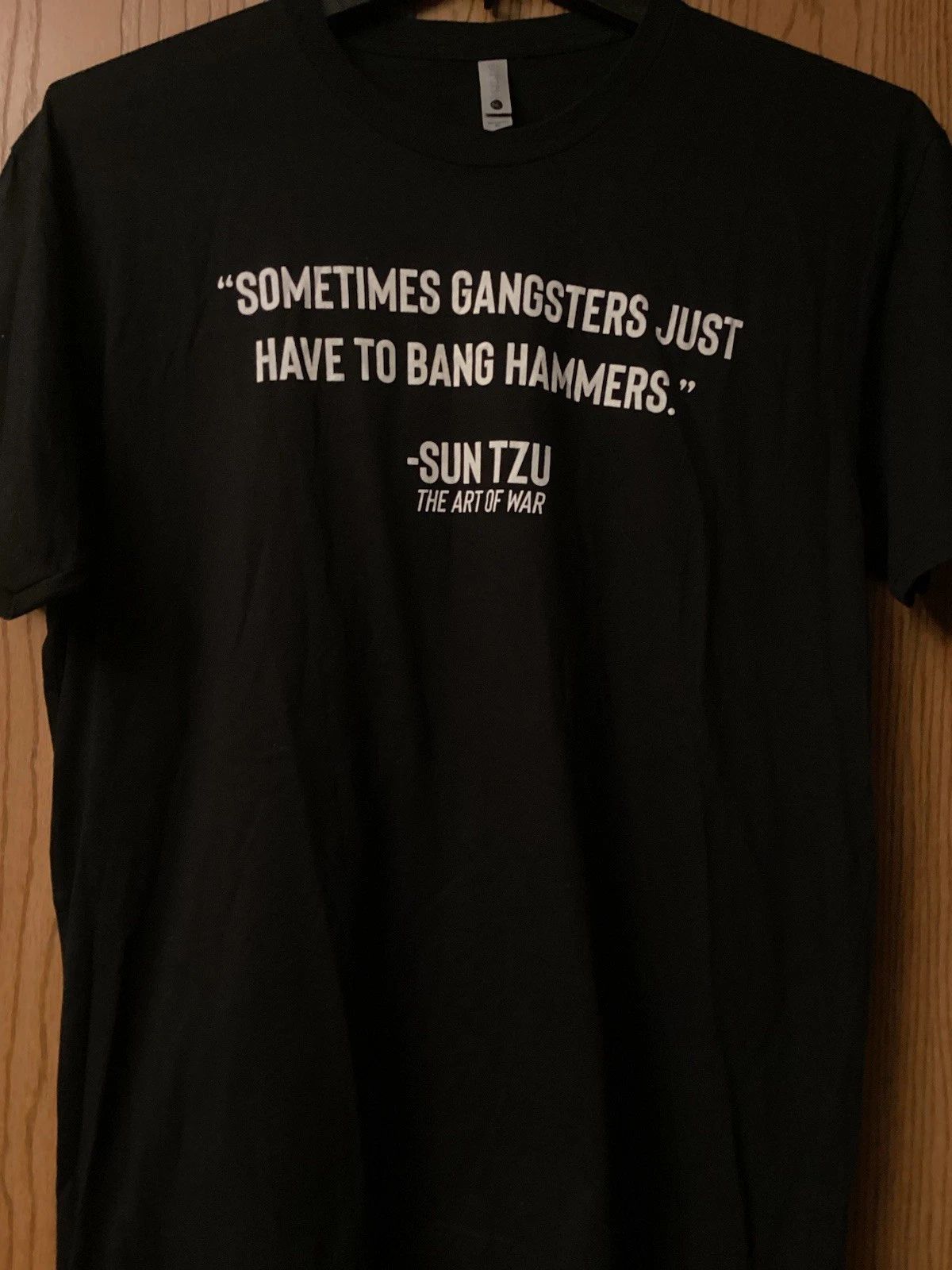 Sun Tzu - “The Art Of War” - Black Shirt Featuring Popular Quotation - XL