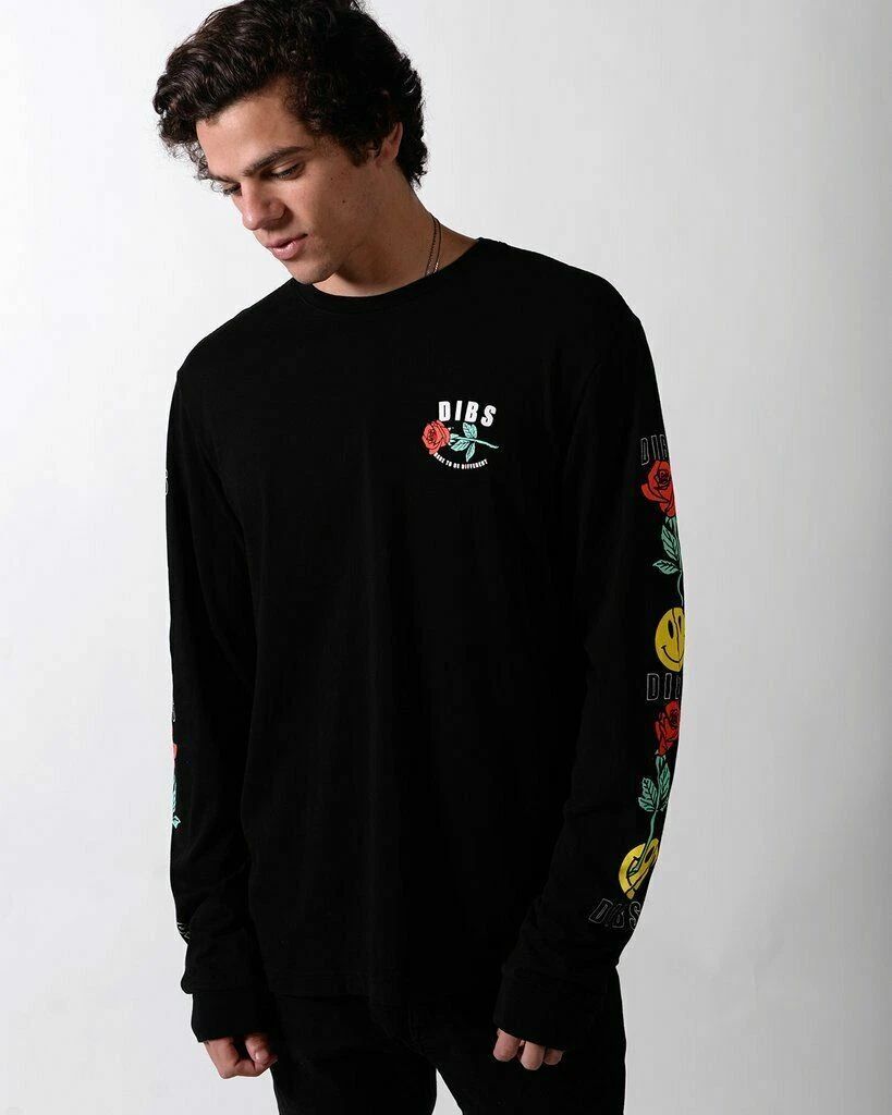 DIBS Clothing Men t-shirt INSIDER LONG SLEEVE Shirt Premium fabric Made USA