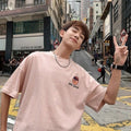 Men T-shirt Cotton Printed Trendy Art Fashion Cartoon Animated High-quality SHP