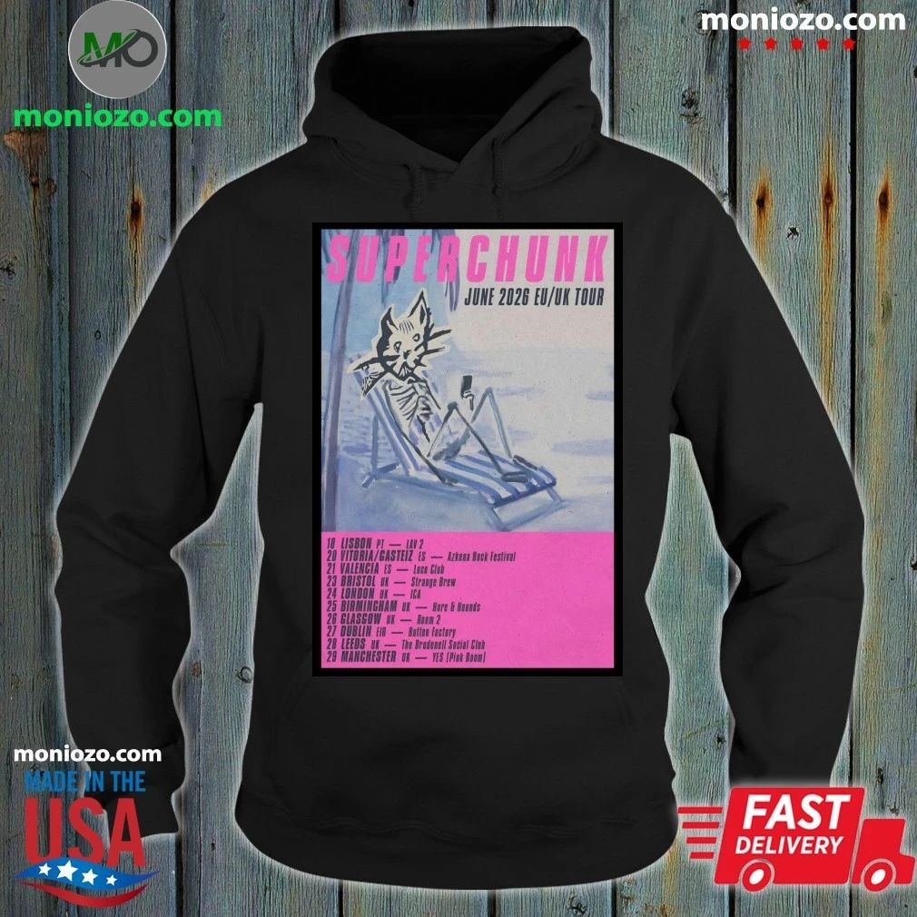 Superchunk EU-UK Tour June 2026 Poster Shirt – Best Gift for Music Fans