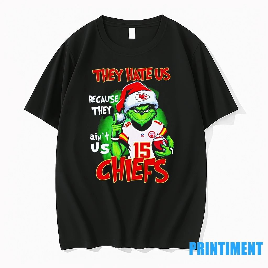 Grinch They Hate Us Because They Aint Us Kansas City Chiefs Christmas Tshirts Sweater