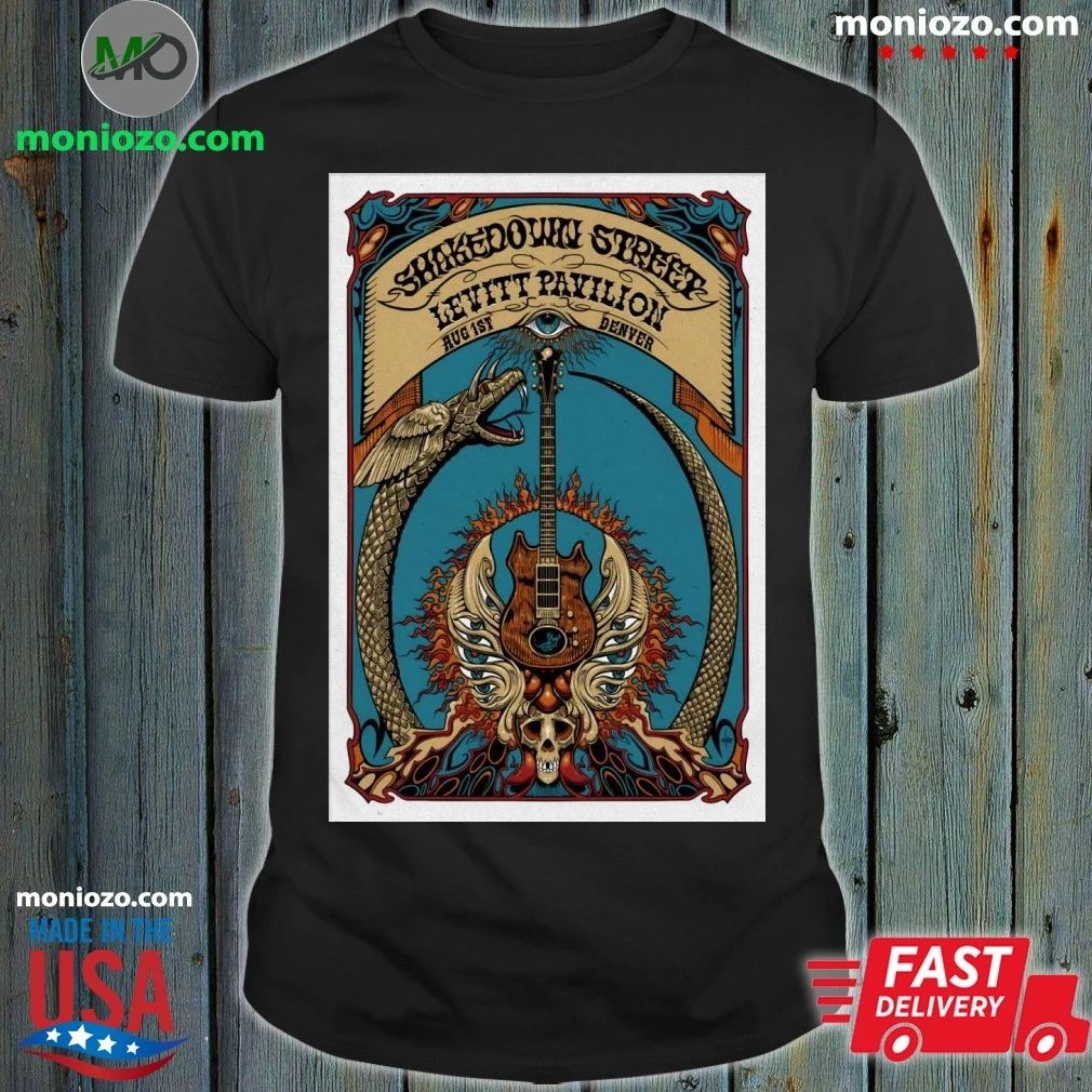 Original Shakedown Street Event Denver CO On Aug 1 2026 Poster T-Shirt