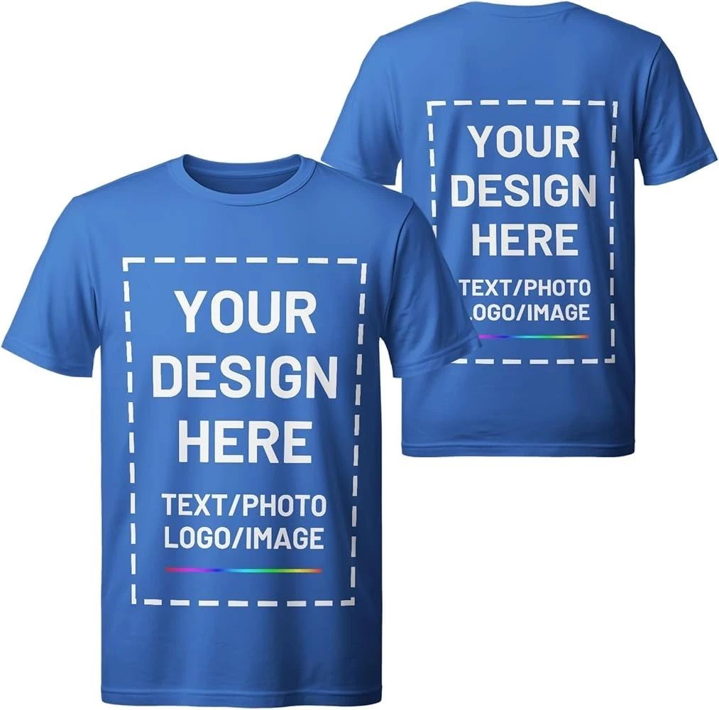 Custom Personalized T-Shirt | Add Your Text, Photo or Logo | Premium Quality