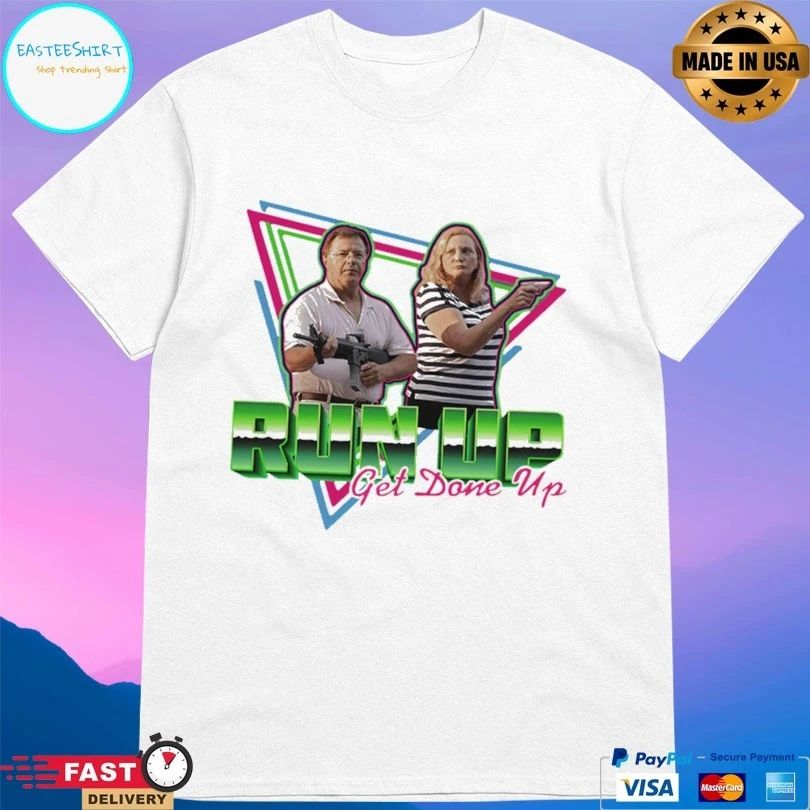 St Louis Couple Guns Run Up Get Done Up T-shirt