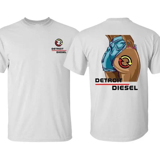 Detroit Diesel T-shirt, Engine Lady Graphic Tee, Truck Lover Tee
