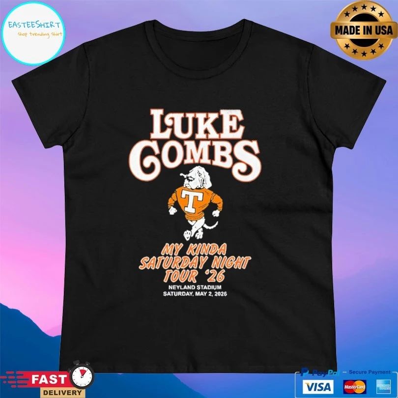 Luke Combs My Kinda Saturday Night Tour 26 Neyland Stadium Saturday May 2 2026 Shirt