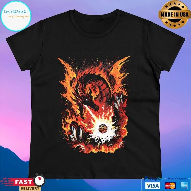 Fiery Red Dragon T-shirt