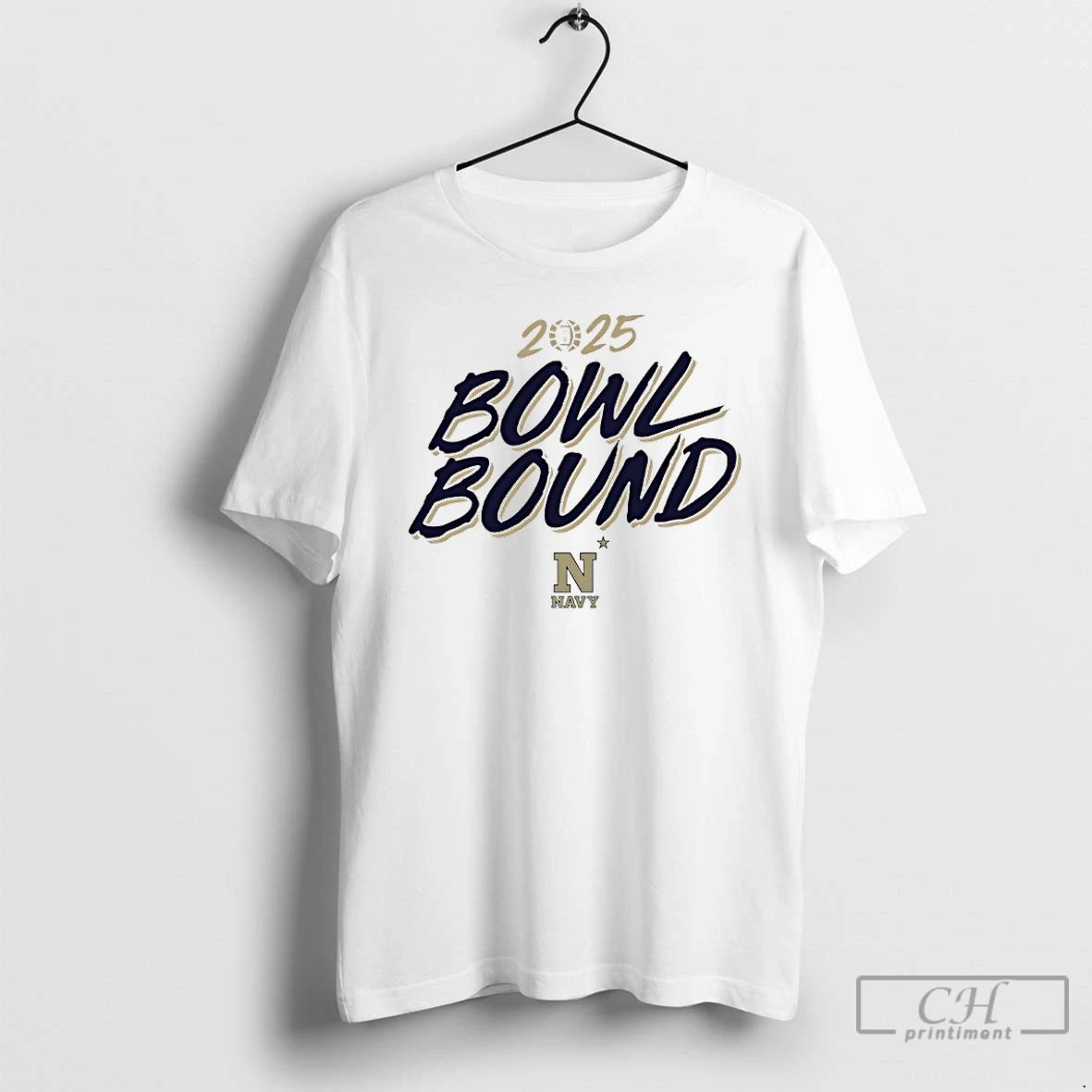 Classic Navy Midshipmen Football 2025 Bowl Bound T Shirts