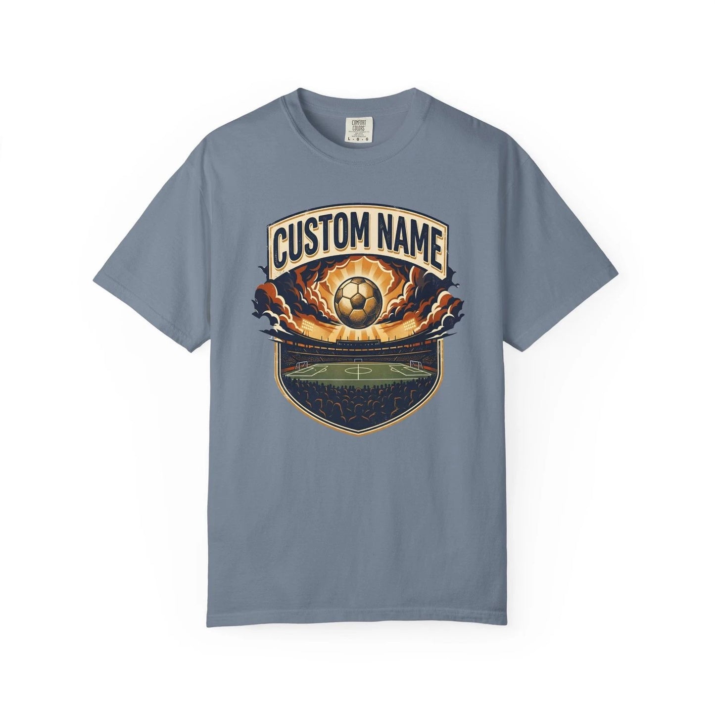 Custom Name Soccer Stadium Shirt | Personalized Matchday Football Fan Tee