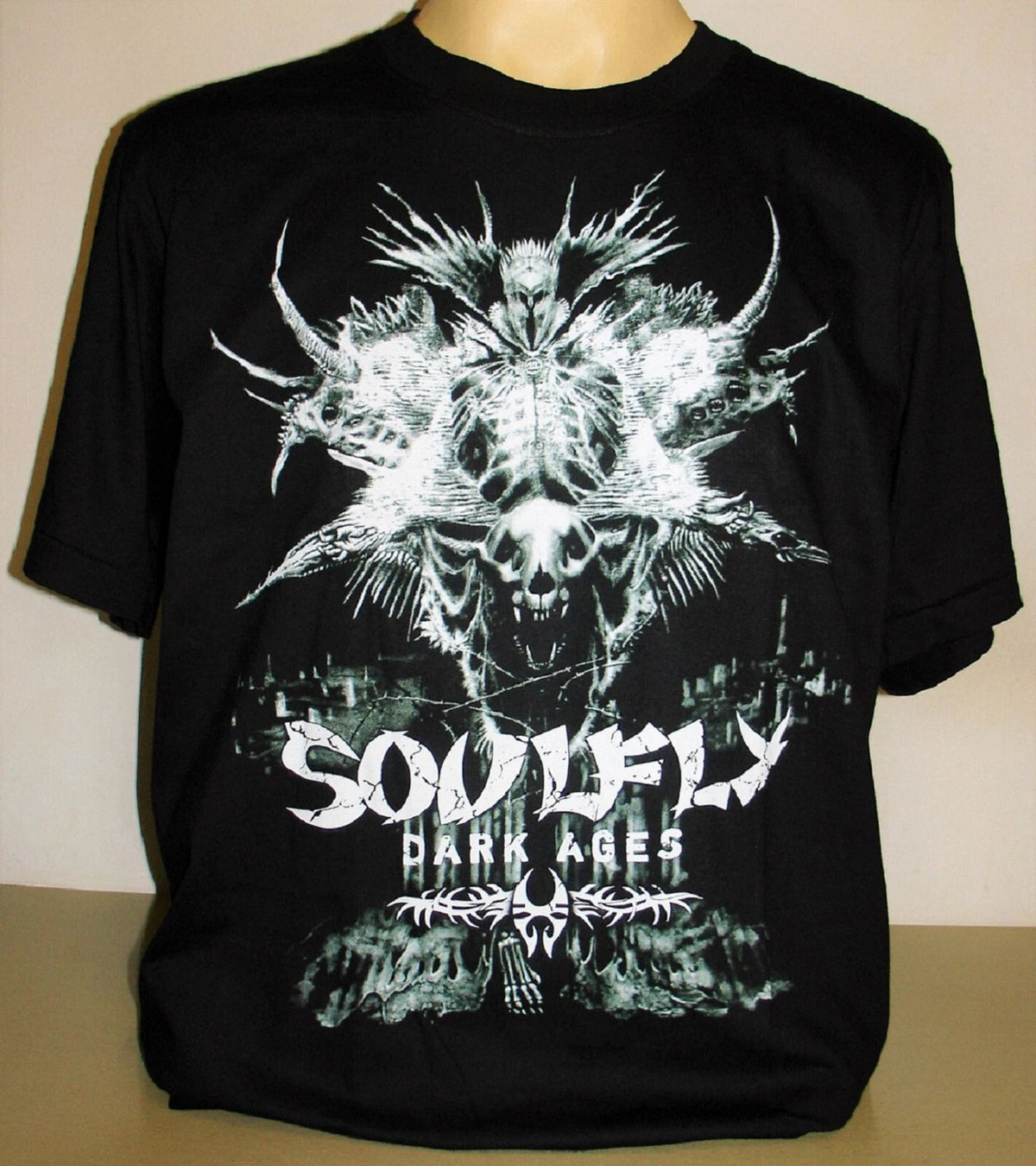 Soulfly Dark Ages T-Shirt Size S M L XL 2XL 3XL Heavy Metal Band Sepultura New!