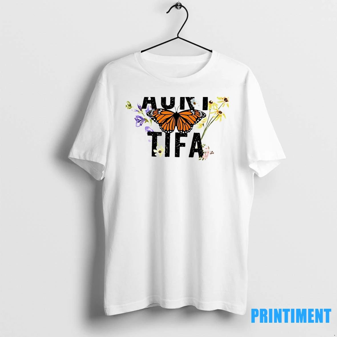 I Am Aunt Tifa Aunties Against Fascists Floral Tshirts Sweater
