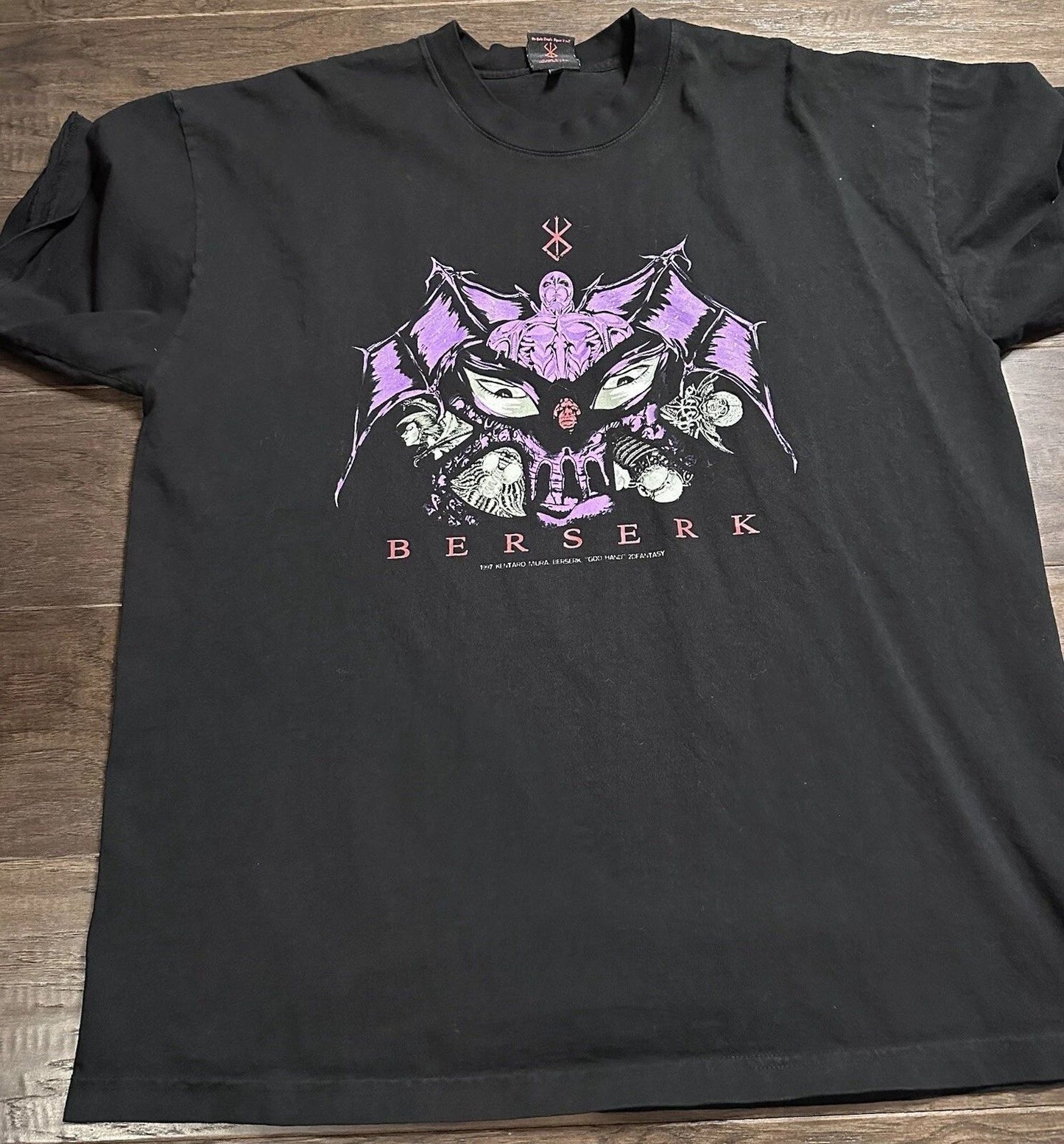 Berserk Anime Boot Fantasy Godhand Black Unisex T shirt Reprint S-5XL KH13765