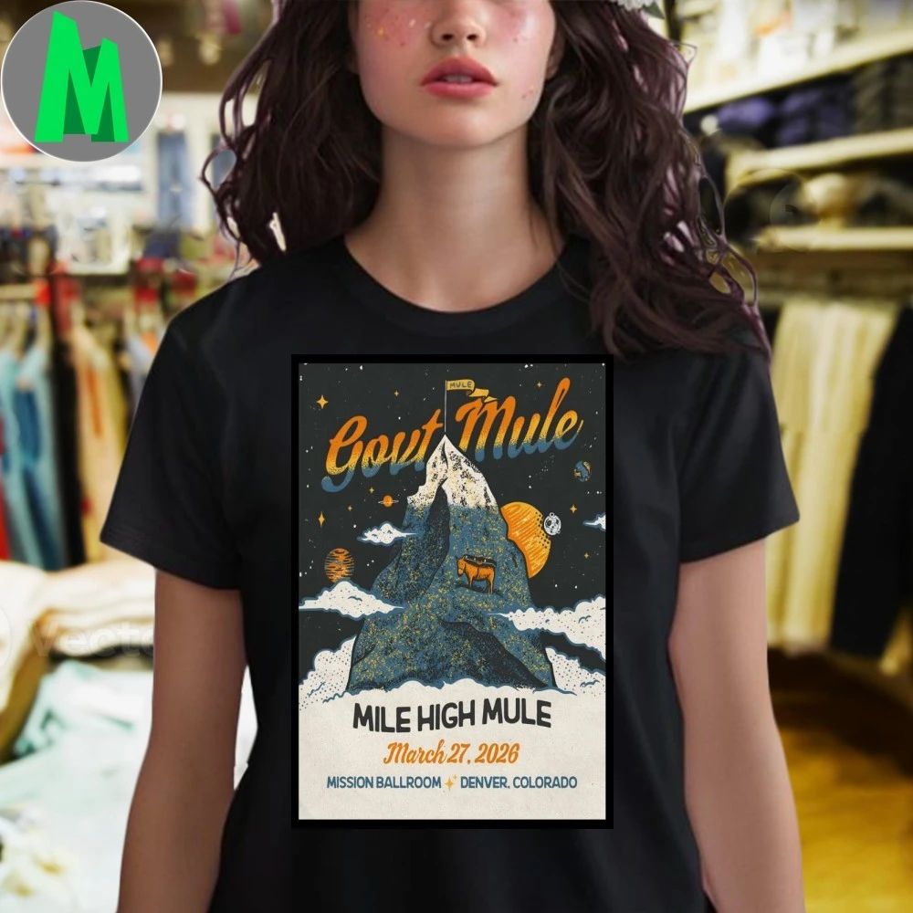 Gov’t Mule 3.27.2026 Denver CO Poster Shirt
