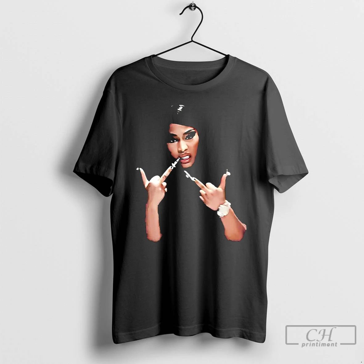 Classic Nicki Minaj Middle Finger T Shirts