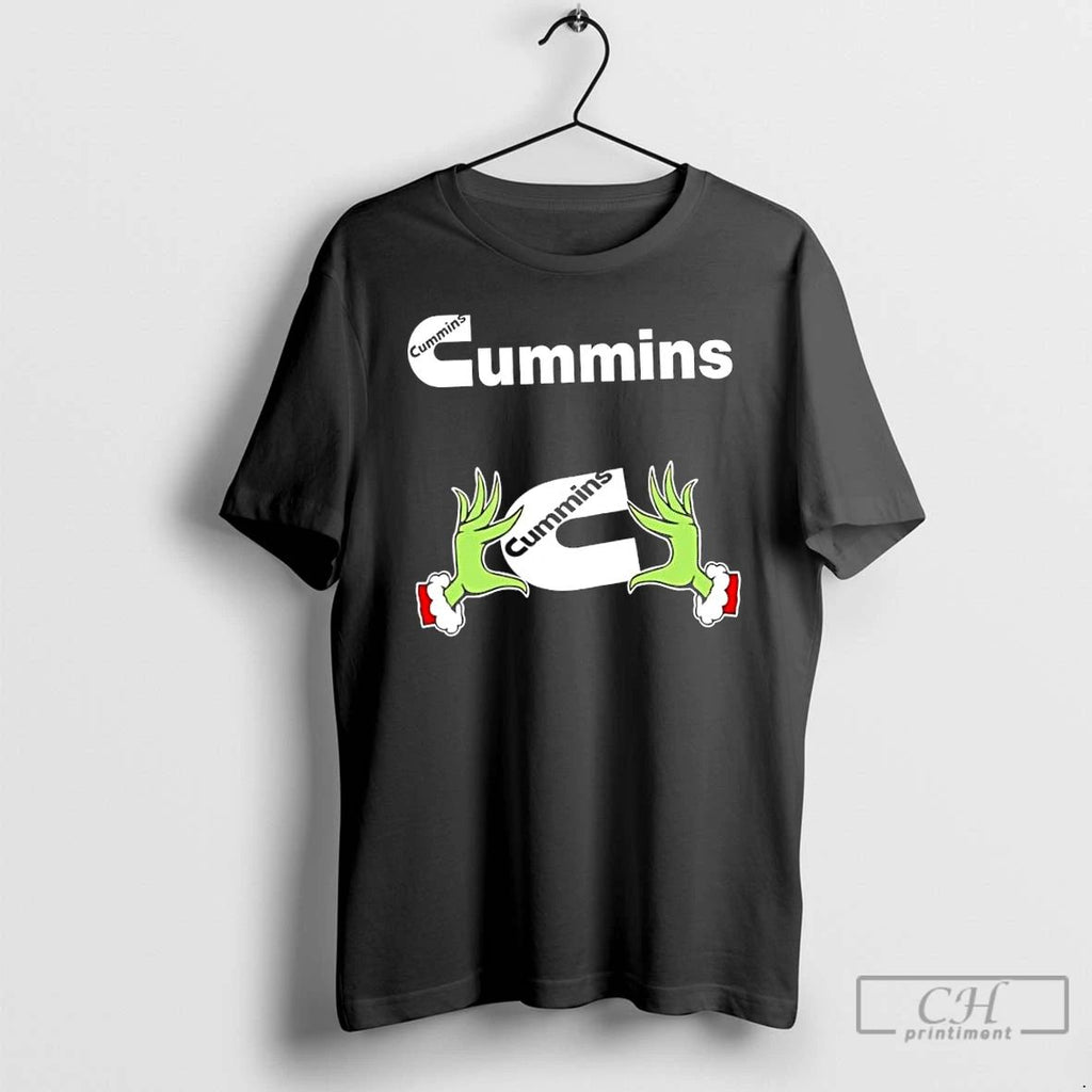 Classic Grinch Hands Love Cummins Christmas T Shirts