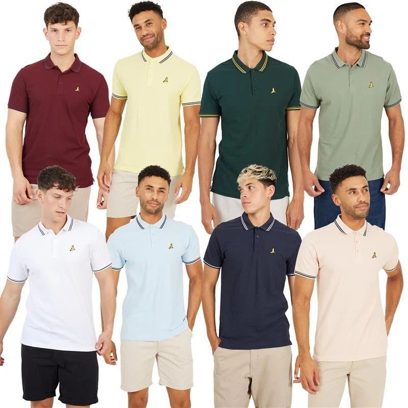 Mens Polo T-Shirt, Short Sleeve Golf Top Tee Shirt For Men, UK Size – S TO 2XL