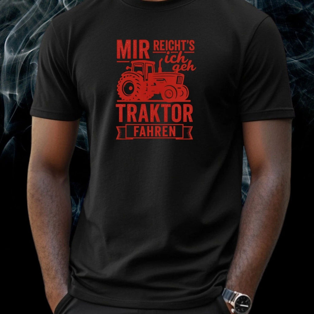 Men's T-Shirt I'm Enough I'm Going Tractor Driving Motif Cotton Size XS to 5XL