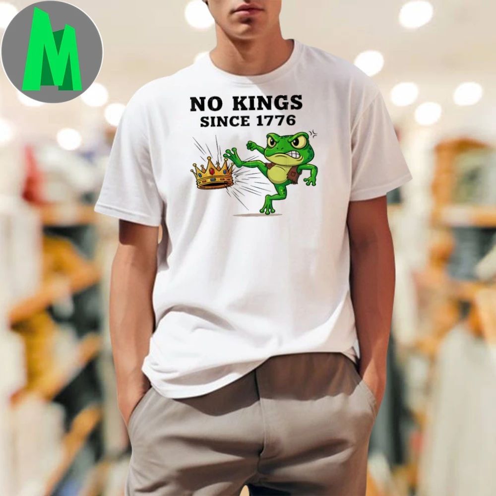 No Kings Since 1776 Frog Protest Shirt