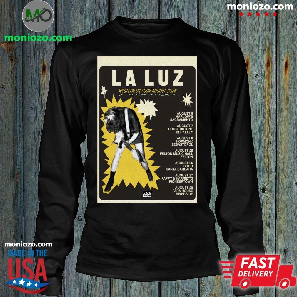 La Luz Western US Tour August 2026 Poster Shirt