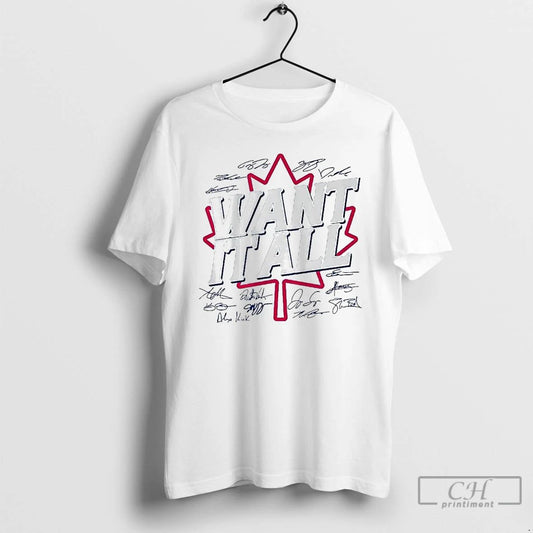 Classic Toronto Blue Jays Want It All Signatures T Shirts
