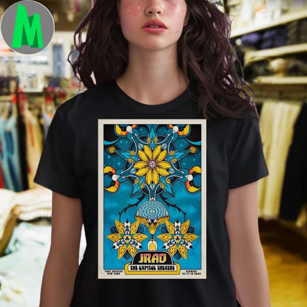 Original Joe Russo’s Almost Dead Tour Port Chester Ny Jan 16-18 2026 Poster Shirt
