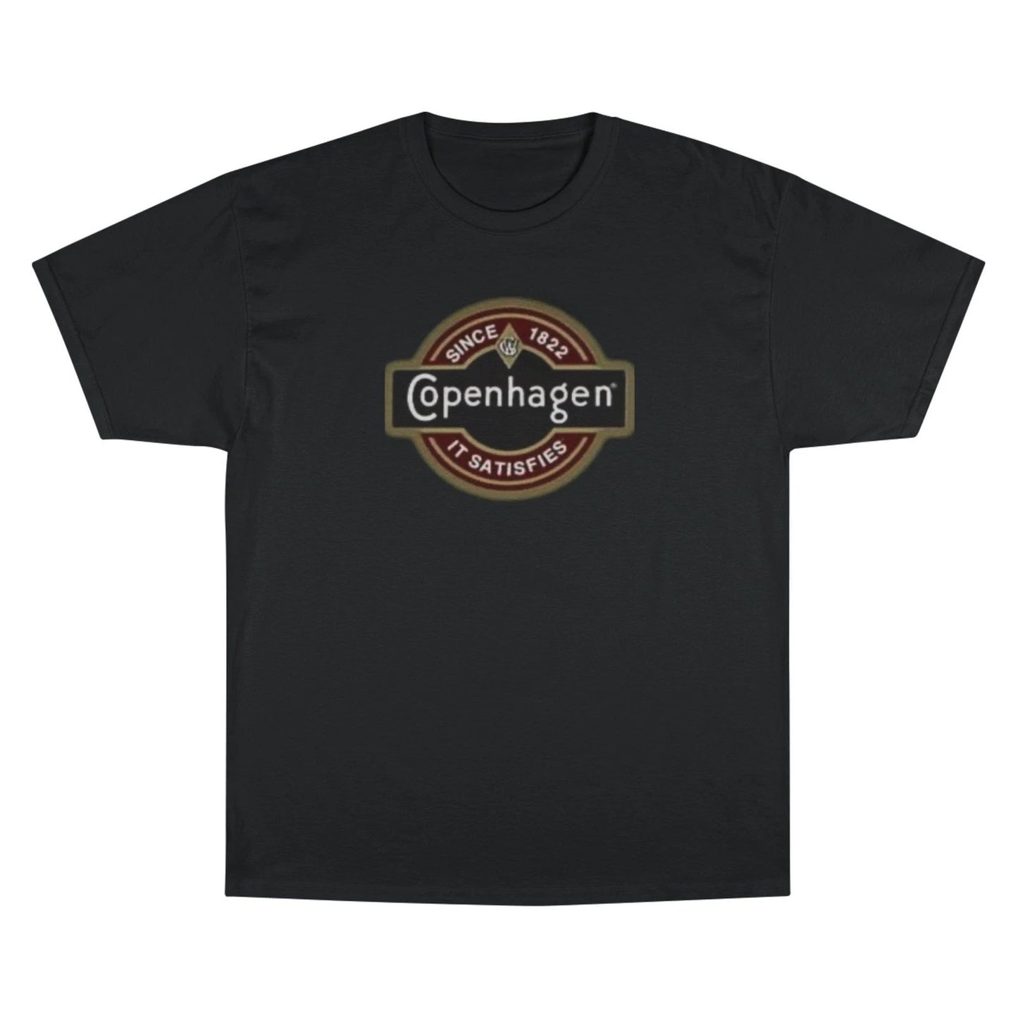 Copenhagen Logo T-Shirt | Vintage Badge Tobacco Style