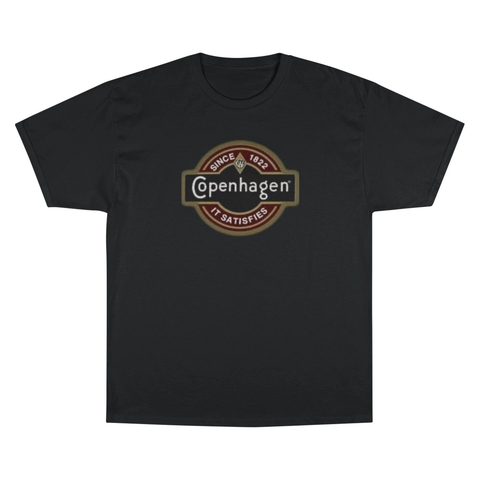 Copenhagen Logo T-Shirt | Vintage Badge Tobacco Style
