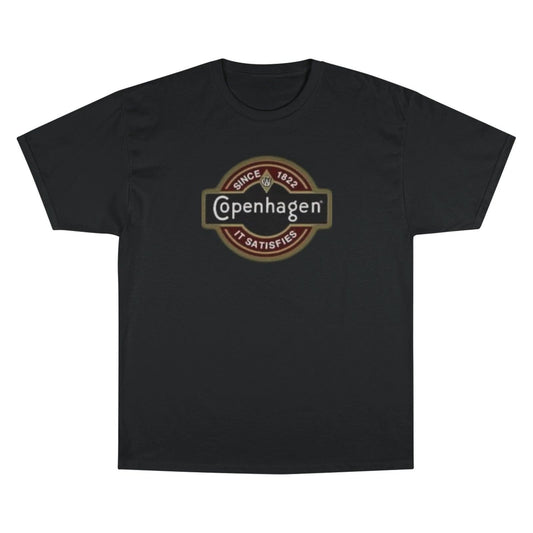 Copenhagen Logo T-Shirt | Vintage Badge Tobacco Style