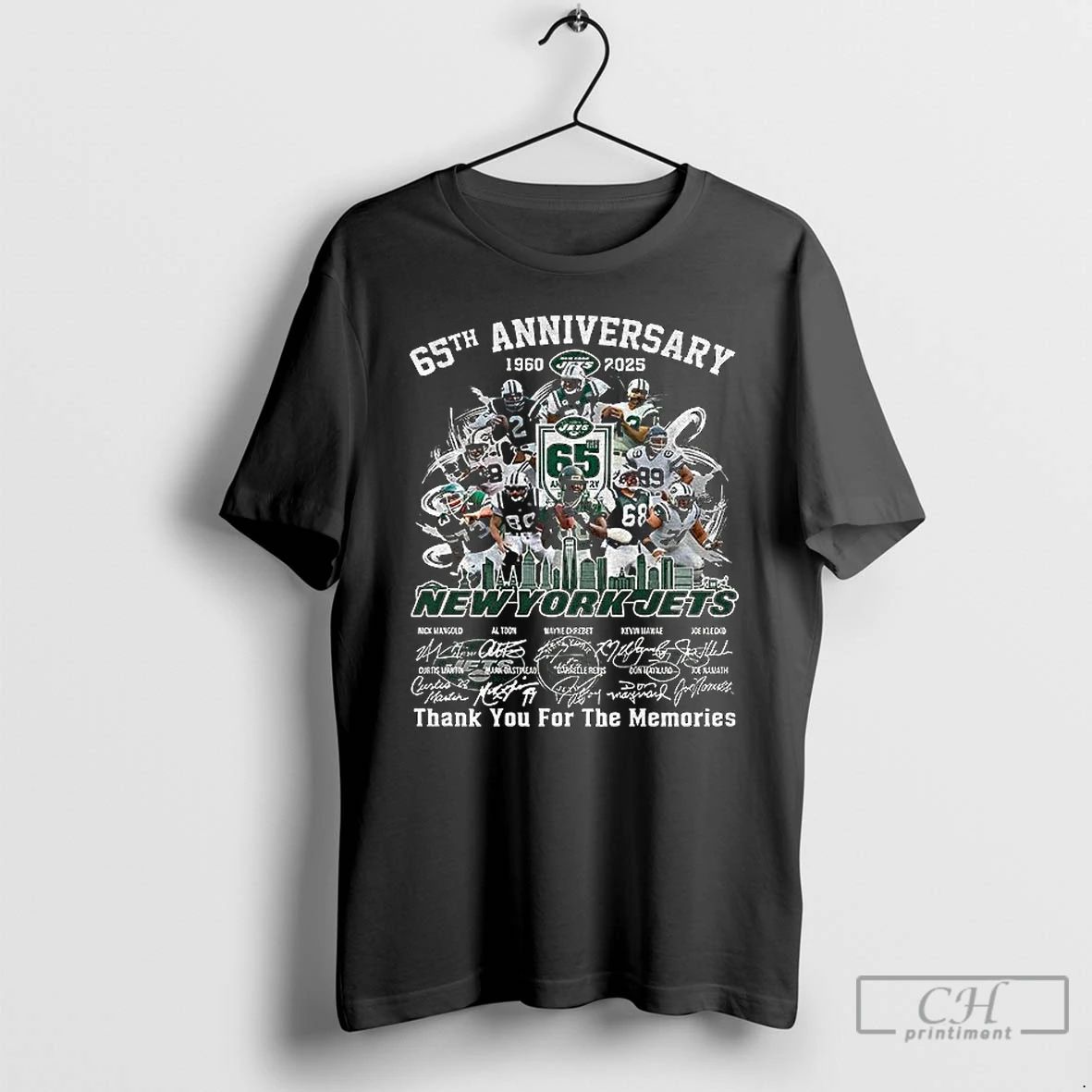 Premium New York Jets 65th Anniversary 1960 2025 Take Flight Thank You For The Memories