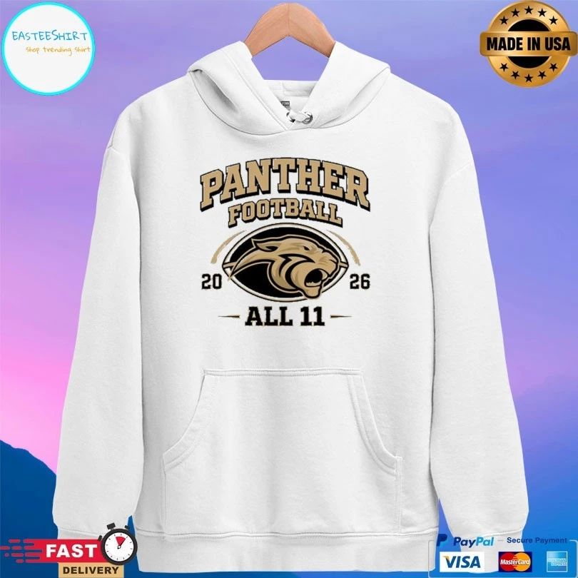 Plano East Crown Trio Panther Football All 11 2026 T-shirt