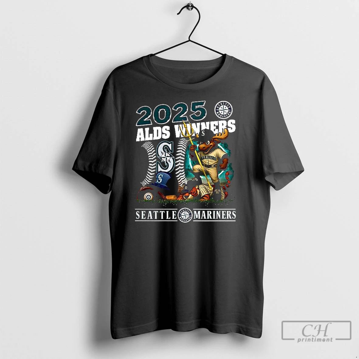 Classic Seattle Mariners Alds Winners 2025 Mascot