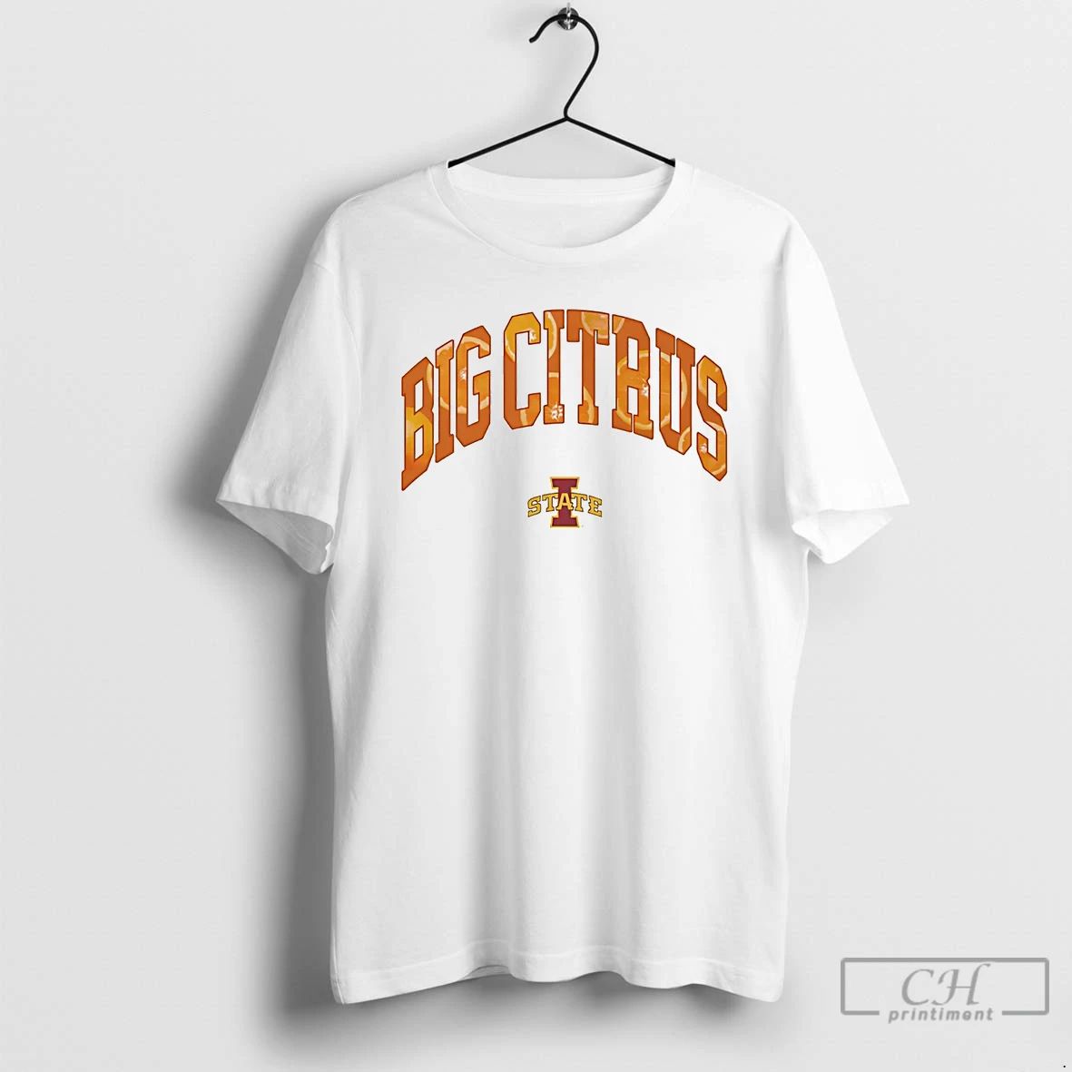 Classic Domonique Orange Big Citrus Iowa State Cyclones T Shirts