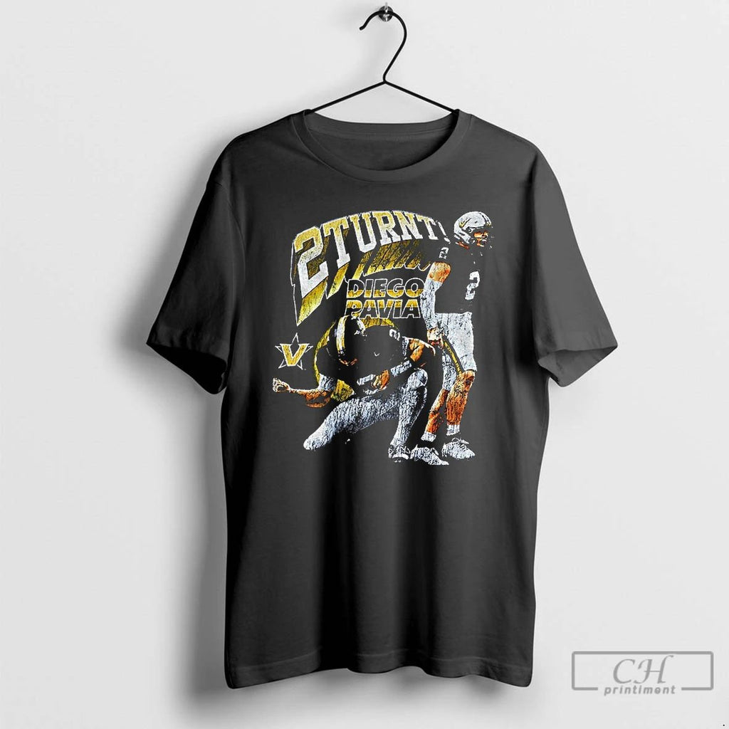 Classic Diego Pavia Vanderbilt Commodores Football 2 Turnt 2025 T Shirts
