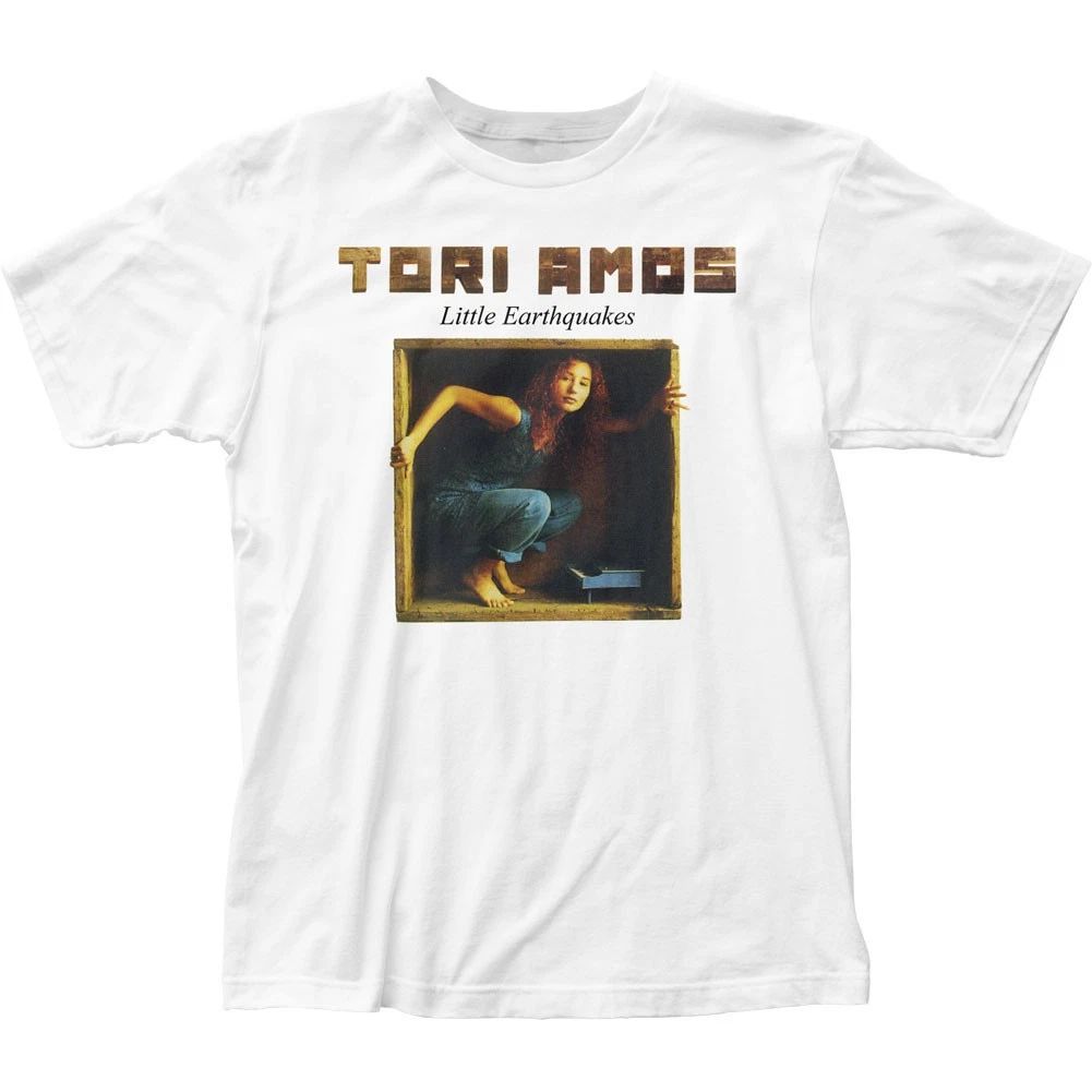 Tori Amos Little Earthquakes Mens T Shirt Music Classic Concert Band Tee White