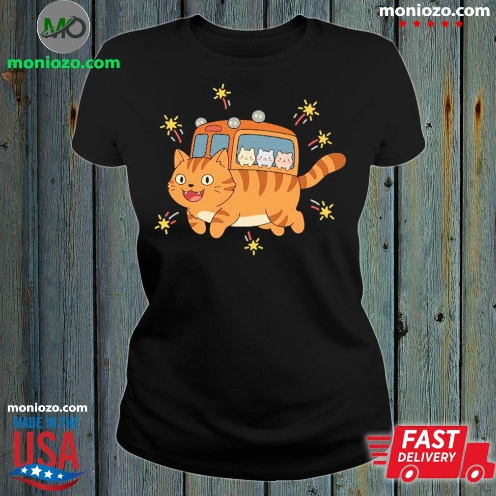 Kawaii Cat Bus Shirt