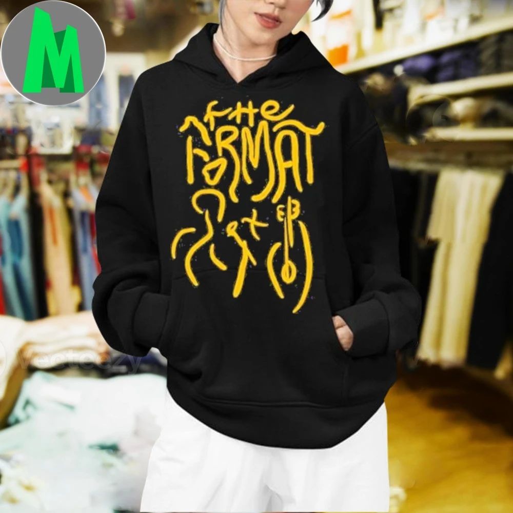 Original The Format Figures Black Top Shirt