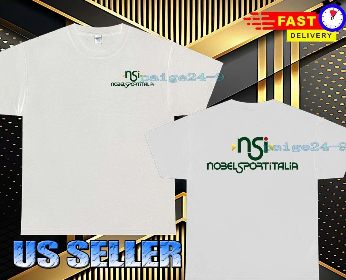 NEW SHIRT NSI NOBEL SPORT ITALIA AMMO LOGO T-SHIRT FUNNY MEN'S TEE SIZE S-5XL