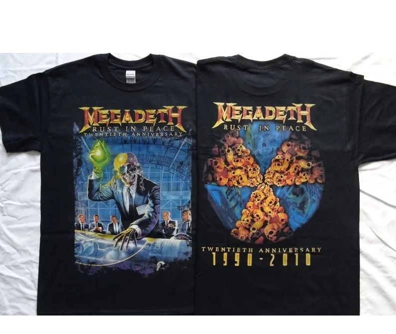 Megadeth Rust in Peace 20th Anniversary Official Band T-Shirt – Classic Thrash