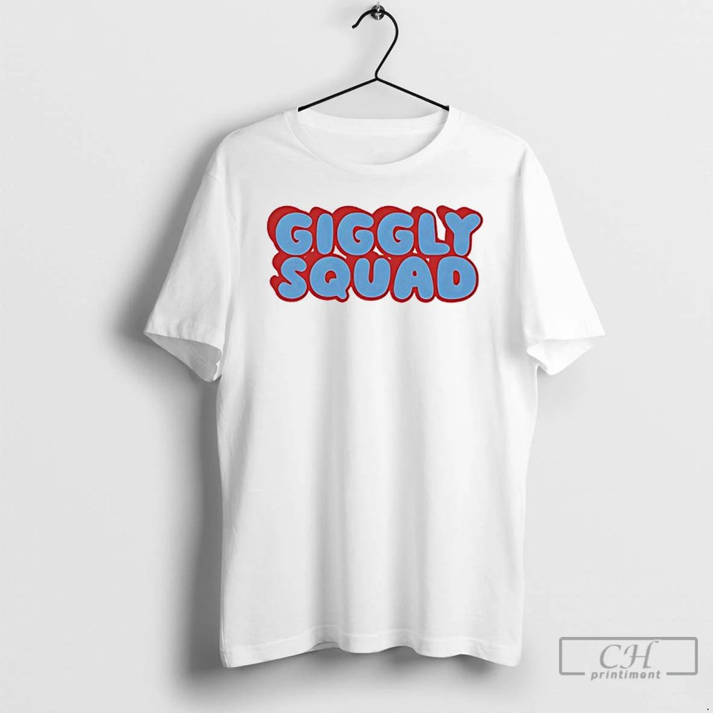 Classic Giggly Squad Bubble Logo New T Shirts