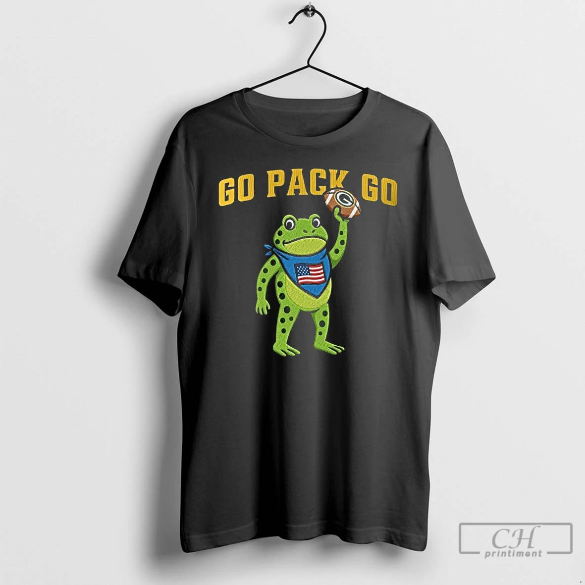 Classic Go Pack Go Portland Frog X Green Bay Packers T Shirts