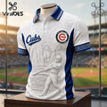 Chicago Cubs 150th Anniversary White Polo Shirt