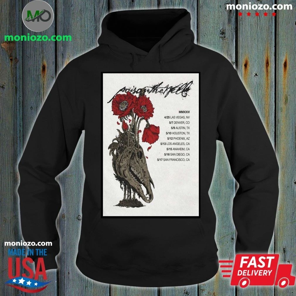 Poison The Well Peace In Place Tour 26 Poster Shirt