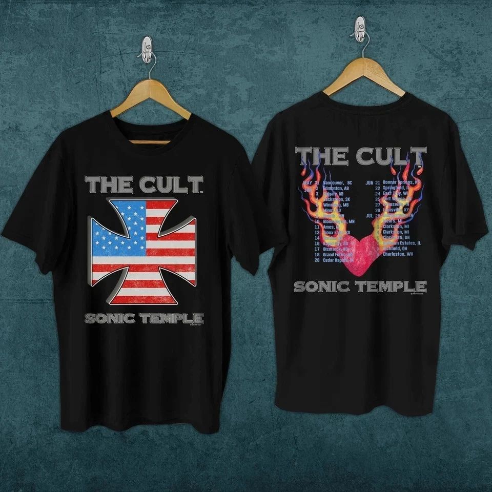 Vintage 80's The CULT Sonic Temple 1989 Concert Tour T-Shirt