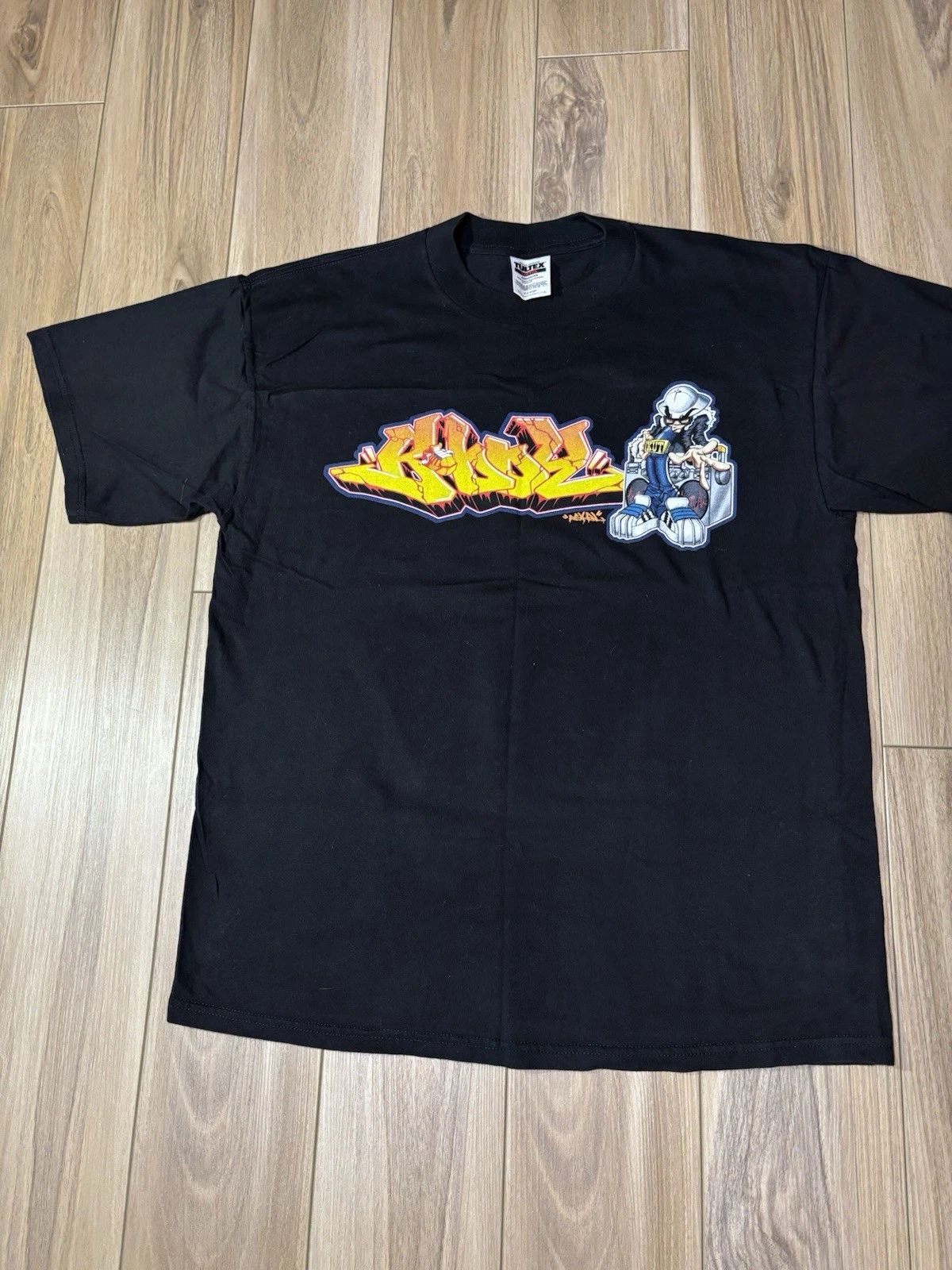 Vintage 90s 4 Elements Of Hip Hop Breakdance Graffiti Street Style T-shirt B-Boy