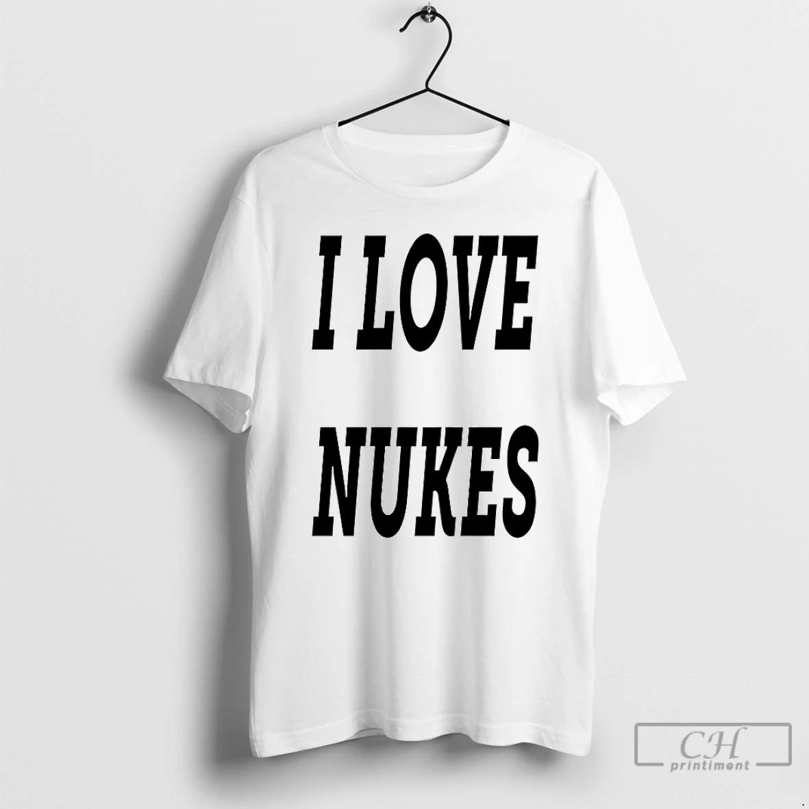 Classic I Love Nukes Dj Smokey T Shirts