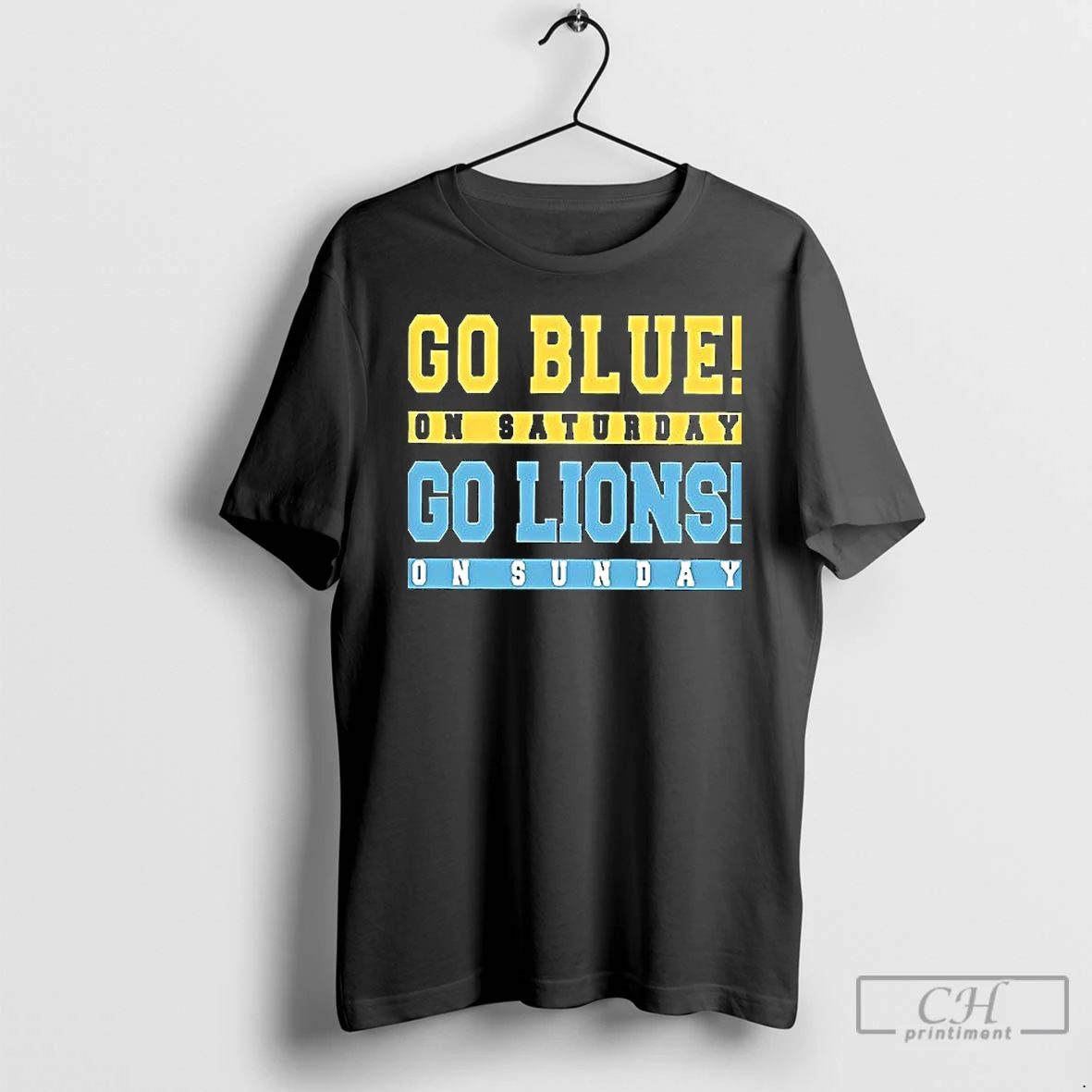 Premium Michigan Wolvenes Detroit Lions Go Blue Go Lions Ceramic Ceramic And Classic Dad Cap