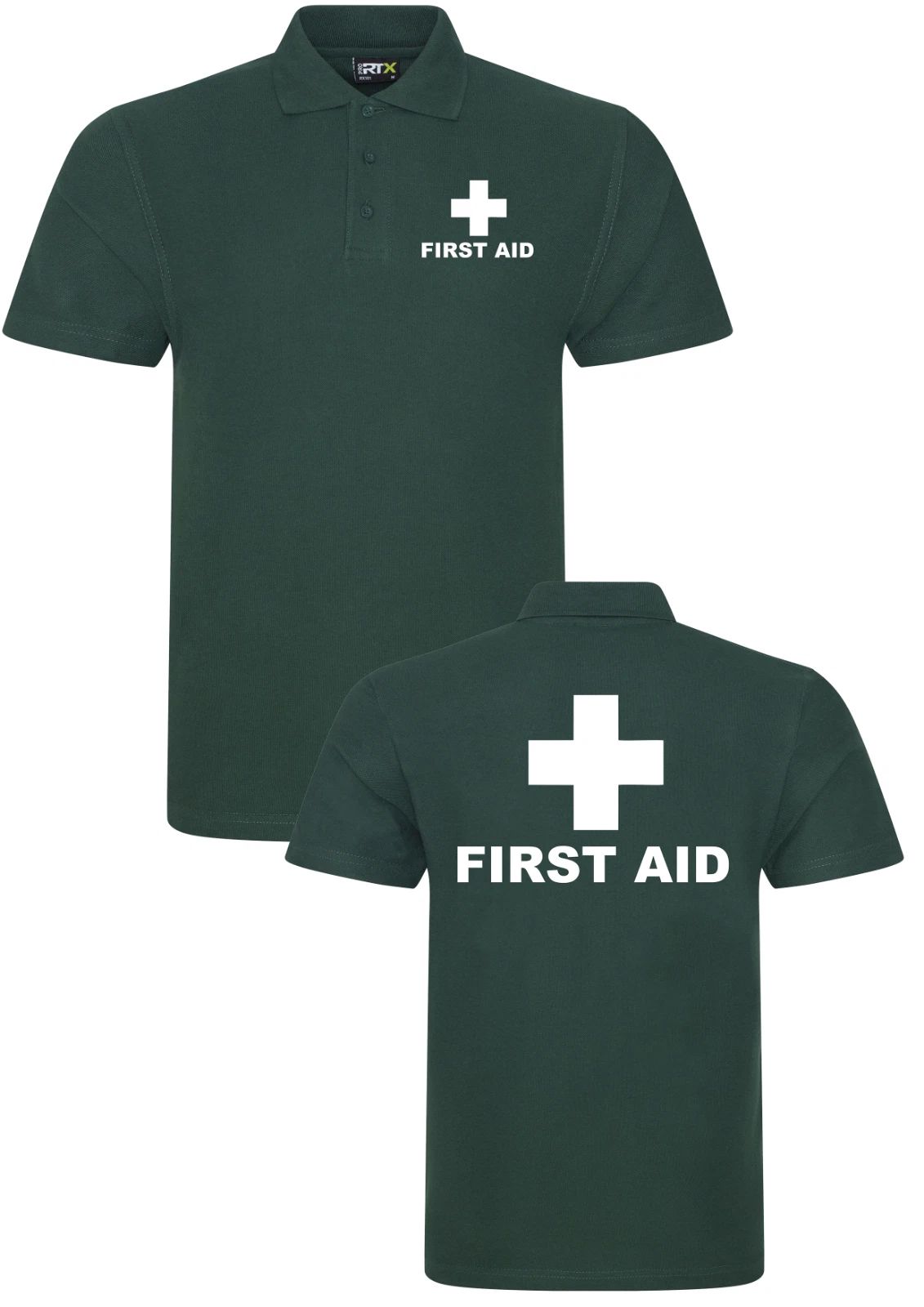 FIRST AID POLO SHIRT WORKWEAR MEDICAL FIRST AID HEALTH CARE HOSPITAL TOP UNISEX
