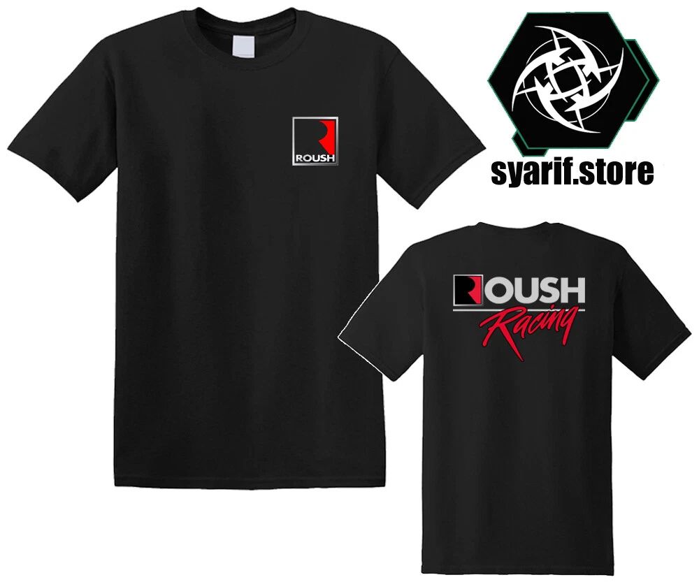 Roush Racing Performance Automotive Men's Black Grey Size S-5XL