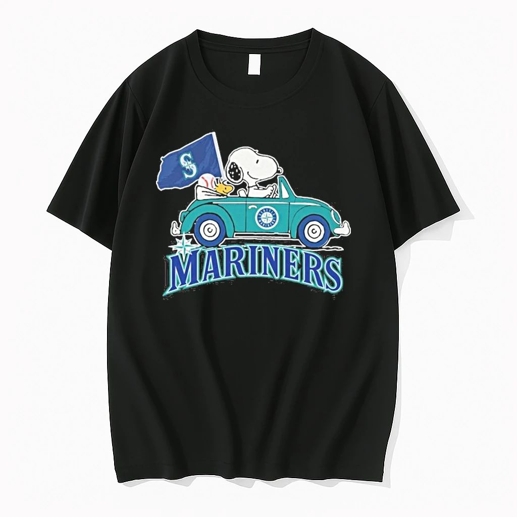 The Peanuts X Seattle Mariners Postseason 2025 Tshirts Sweater