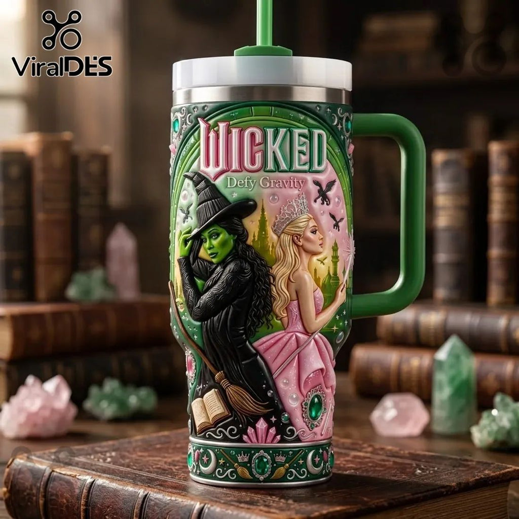 Wicked Defy Gravity Stanley Tumbler 40oz